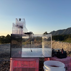 1200アクリル水槽フルセット　ぷう工房上部フィルターの画像