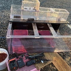 1200アクリル水槽フルセット　ぷう工房上部フィルターの画像