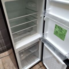 【高年式・お届けも可能です】2021年製　IRISOHYAMA（アイリスオーヤマ） 【右開き】2ドア 冷蔵庫 142L IRSD-14A-B [ブラック]の画像