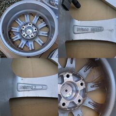 【新品タイヤセット】ホットスタッフ エクスター +2 HOT STUFF Exsteer 中古アルミホイール 15インチ 6J 5H114.3 4本セット ヴォクシー セレナなどの画像