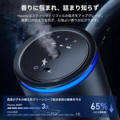 アロマディフューザー⭐️超音波霧化 160ml大容量 ホワイトムスク 車 芳香剤の画像