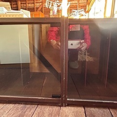 昭和レトロレコード収納ボックスの画像