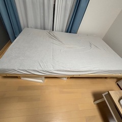 アイリスオーヤマ　すのこベッド　セミダブルの画像