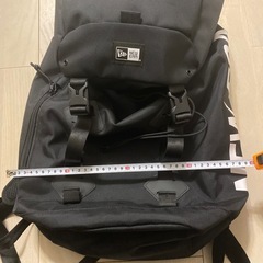 NEW ERA ニューエラ バックパック リュック ブラック 大容量の画像