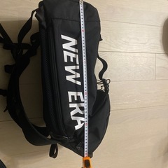 NEW ERA ニューエラ バックパック リュック ブラック 大容量の画像