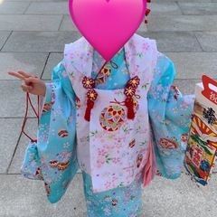 女の子 七五三着物セット 三歳用の画像