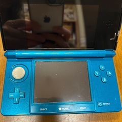【専用ケース付き】任天堂 3DS アクアブルーの画像