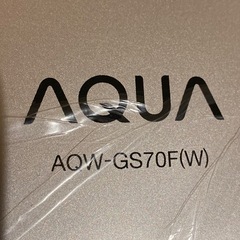 全自動洗電気洗濯機 AQW-GS70Fの画像