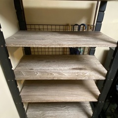 可動式ウッドシェルフの画像