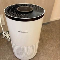 パナソニック　Panasonic   空気清浄機　花粉対策　ナイトライト　粒子99.97%除去　ホワイトの画像