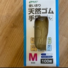 使い捨てゴム手袋の画像
