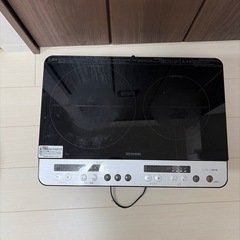 アイリスオーヤマ 2口 IHクッキングヒーターの画像