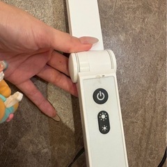 ネイルライト　手元ライト　スタンドライト ホワイト　2台の画像