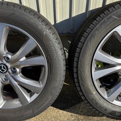 マツダアルミ付きスタッドレス215/55R18の画像