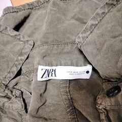  ◆zara ザラ レディース ロングコート リネン M 中古品の画像