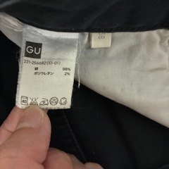 【値引交渉OK】GU 黒スキニーパンツの画像