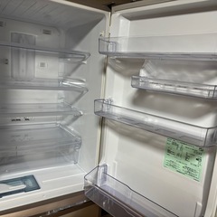 三菱電機　370L 3ドア冷凍冷蔵庫 の画像