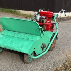 バロネス ハンマーナイフモア　 12馬力HM-915 自走式草刈機　バッテリー新品　作動品　引き取り限定　茨城県常総市豊岡町から の画像