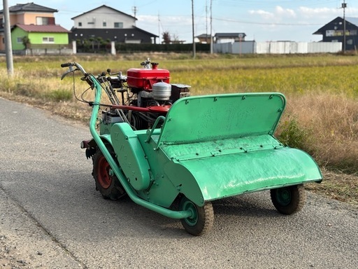 バロネス ハンマーナイフモア　 12馬力HM-915 自走式草刈機　バッテリー新品　作動品　引き取り限定　茨城県常総市豊岡町から