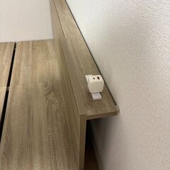 LOWYA　ベットフレーム（＋マットレス）の画像