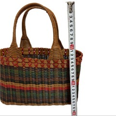 籠バッグの画像