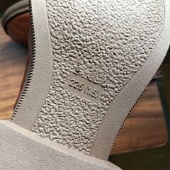 新品 22.5cm レディース ブーツ ブラウン 厚底 シューズ サイドゴア 識別番号:【B126-Z】の画像