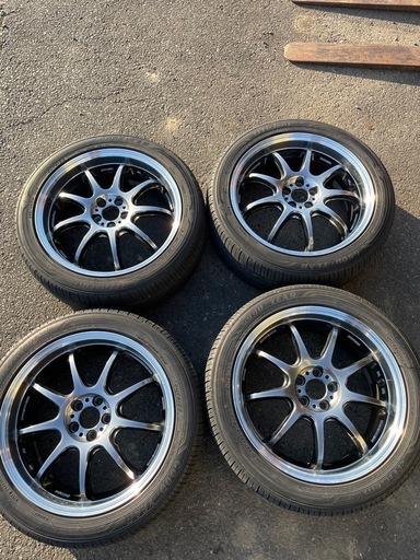 ワークエモーションD9R 225/40/18 PCD100 2本セット WORK エモーション
