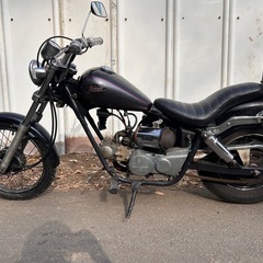 【動画あり】 JAZZ カスタム　前タイヤ新品リトルアメリカン　ジャズ50の画像