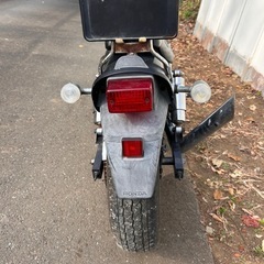 【動画あり】 JAZZ カスタム　前タイヤ新品リトルアメリカン　ジャズ50の画像