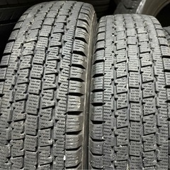 145/80R12 80/78N LT ブリヂストンスタッドレスタイヤ4本 2022年製造の画像