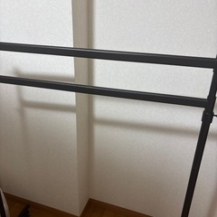 ハンガーラック　2段式　高耐荷重　ラック　服の画像