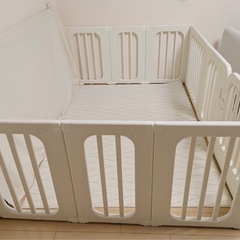極美品　GU MODE ベビーサークル　200×140の画像