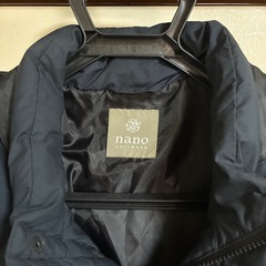 nano universe ダウンジャケット ネイビーLの画像