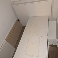 引き取り限定　ニトリ収納シングルベッドの画像