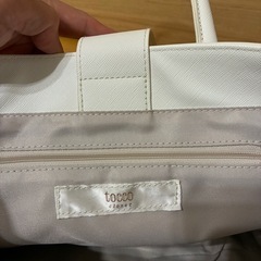 tocco closet ショルダー付2wayリボンモチーフハンドバッグの画像