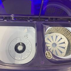 2層式小型洗濯機 3.6kg 2021年製の画像