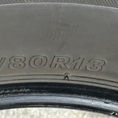 145/80R13 ブリヂストンスタッドレスタイヤ4本 2021年製造の画像