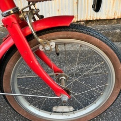 ⭐️子供自転車　補助輪🚲ブリヂストン⭐️HACCHI★16インチ　サポートバーの画像