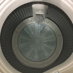  25176  ガラストップ一人暮らし洗濯機　風乾燥 AQUA 2024年製 5.0kg ◆大阪市内・東大阪市他 6,000円以上ご購入で無料配達いたします！◆ ※高槻・枚方方面◆西宮・尼崎方面◆生駒方面　それぞれ条件付き無料配送あり！            の画像