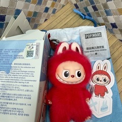 正規品　ラブブ　イニシャルラブブ　【X】　キーホルダーの画像