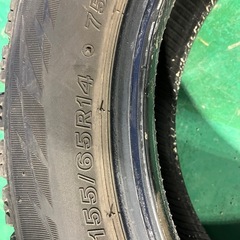 スタッドレス155/65R14ブリヂストンVRX2の画像