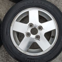 MH21S スズキ・ワゴンR 純正ホイール 4本セット 13×4J PCD100 オフセット45の画像