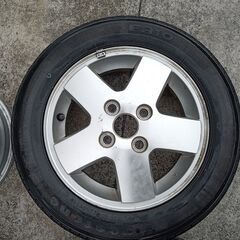 MH21S スズキ・ワゴンR 純正ホイール 4本セット 13×4J PCD100 オフセット45の画像