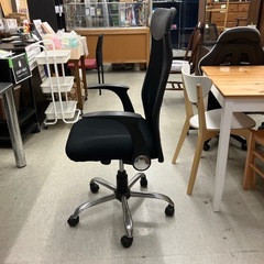 K2511-272 オフィスチェア ハイチェア ブラック キズ汚れ有りの画像