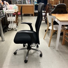 K2511-272 オフィスチェア ハイチェア ブラック キズ汚れ有りの画像