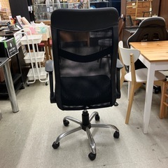 K2511-272 オフィスチェア ハイチェア ブラック キズ汚れ有りの画像