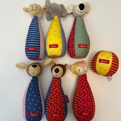 ボーネルンド アニマルボーリング 子供 おもちゃ 玩具の画像