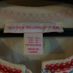 Matthew Williamson シルクブラウスの画像