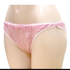 スライドペーパーショーツピンク 100枚の画像