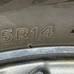 極上品 155/65R14 ブリヂストンスタッドレスタイヤ2022年製造 ホンダ純正ホイールセット4本の画像